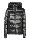 Moncler Biron Short Down Jacket In Black