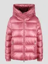 Moncler Long-sleeved Cotton Clothes In Pink & Purple