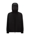 Moncler Hooded Casual Jacket In Black