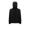 Moncler Hooded Casual Jacket In Black