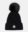 Moncler Pom-pom Beanie In Black