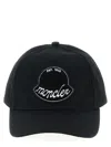 Moncler Logo-patch Adjustable Baseball Cap In Black