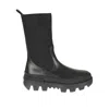 Moncler Neue Chelsea High Ankle Boots In Black