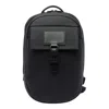 Moncler Nakoa Logo Patch Backpack In Black