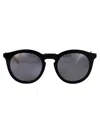 MONCLER MONCLER BLACK ACETATE  SUNGLASSES