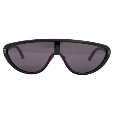 Pre-owned Moncler Black Acetate Vitesse Shield Sunglasses ml 0239 01a 136 140-3