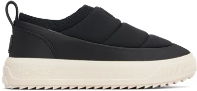 Moncler Black Altive Slip-on Trainer Sneakers