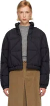 Moncler Black Anafi Down Jacket In Black