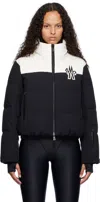 Moncler Stennes Performance Down Ski Jacket In P90 Black-white