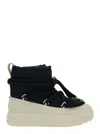 Moncler Monpulse Padded Shell Ankle Boots In Black