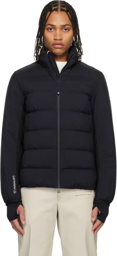 MONCLER BLACK ARARIPE MID-LAYER DOWN JACKET