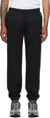 Moncler Cotton Fleece Sweatpants In Black