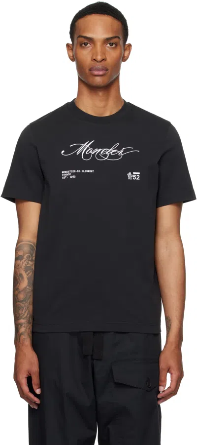 Moncler Black Archivio Creativo T-shirt
