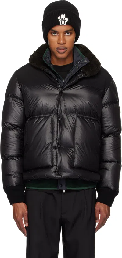 Moncler Black Archivio Vajolet Down Jacket In 999 - Black