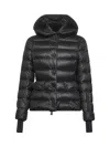 Moncler Grenoble Armoniques Button-up Down Jacket In Black