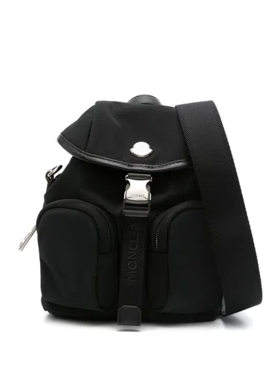 Moncler Black Backpack With Logo