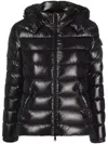 Moncler Bady Hooded Short Down Jacket Clothing In Black