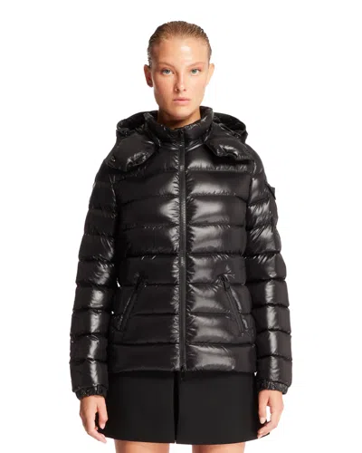 Moncler Black Bady Short Down Jacket In Black Nero   #000000