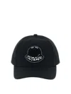 Moncler Logo-patch Adjustable Baseball Cap In Black