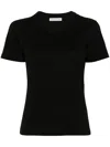 Moncler Short Sleeve Logo Print T-shirt In Black