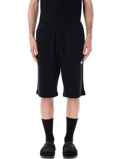 Moncler Black Bermuda Shorts