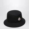 Moncler Water Repellent Bucket Hat In Black