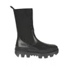Moncler Neue Chelsea High Ankle Boots In Black