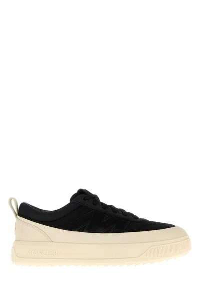 MONCLER MONCLER BLACK CANVAS ALTIVE SNEAKERS