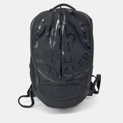 Pre-owned Moncler Black Canvas Backpack