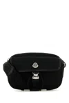Moncler Black Canvas New Trick Crossbody Bag In Black