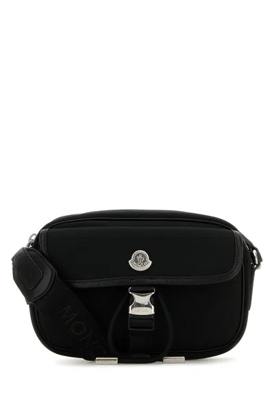Moncler Black Canvas New Trick Crossbody Bag
