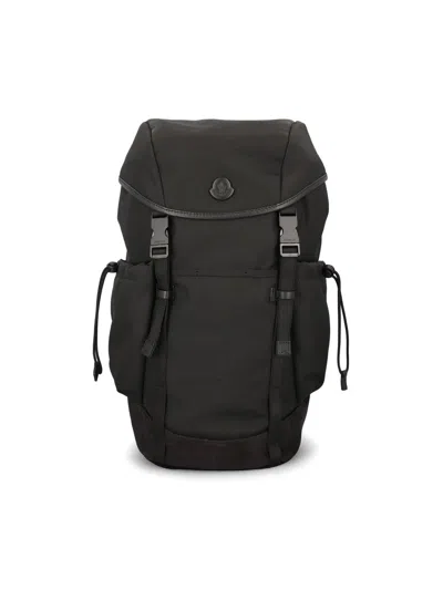 Moncler Black Canvas Tech Backpack