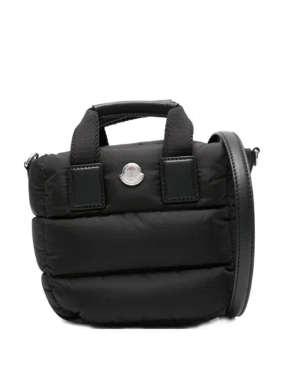 MONCLER BLACK CARADOC MICRO TOTE