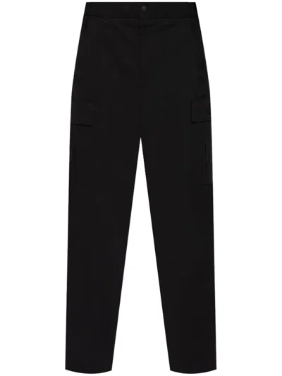 MONCLER BLACK CARGO TROUSERS