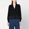 Moncler Cardigan Tricot In Brown