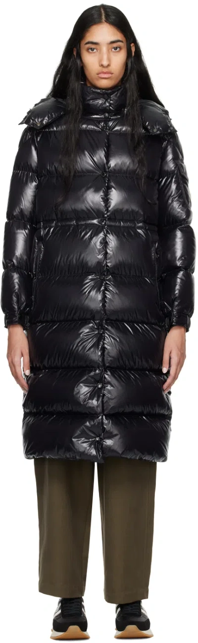 MONCLER BLACK CAVETTAZ DOWN COAT