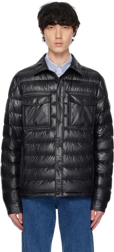 Moncler Black Chambly Down Jacket In 999 - Black