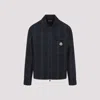 Moncler Plaid Long Sleeve Shirt In Black