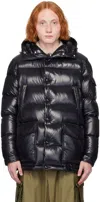 Moncler Black Chiablese Down Jacket In 999 - Black