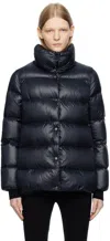 Moncler Black Cochevis Down Jacket In 778 Navy