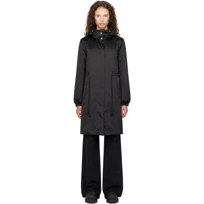 Moncler Black Contemplatif Parka In Multi