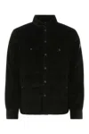 Moncler Gelt Corduroy Down Shirt Jacket In 999