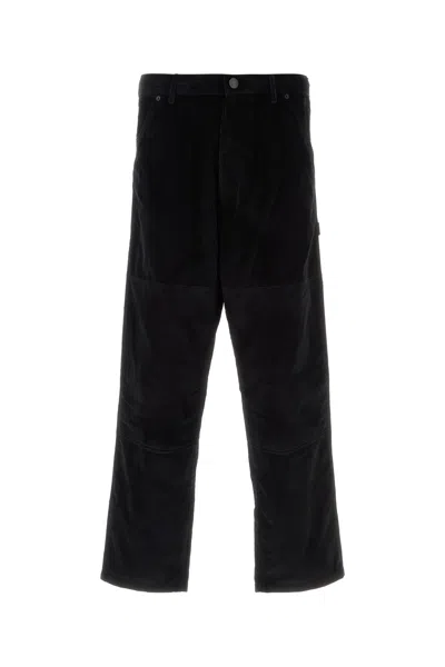 Moncler Corduroy Jogging Trousers In Black