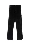 Moncler Corduroy Trousers With Pockets And Loops In Black