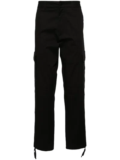 Moncler Black Cotton Blend Men's Pants For Ss24