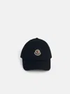 Moncler Black Cotton Cap