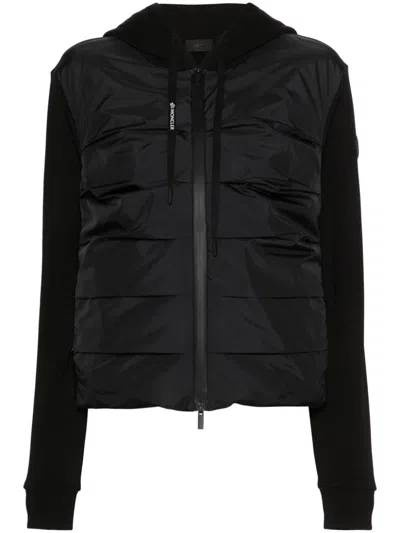 Moncler Black Cotton Cardigan