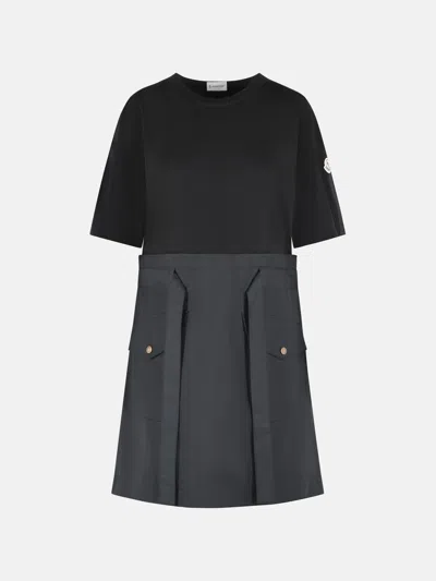 Moncler Black Cotton Dress