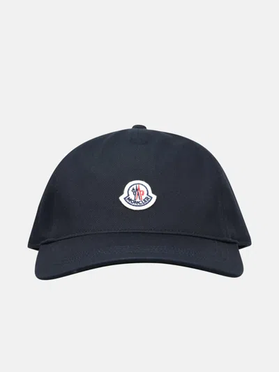 Moncler Black Cotton Hat
