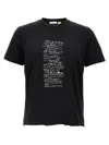 Moncler Black Cotton Jersey Alone T-shirt In Black